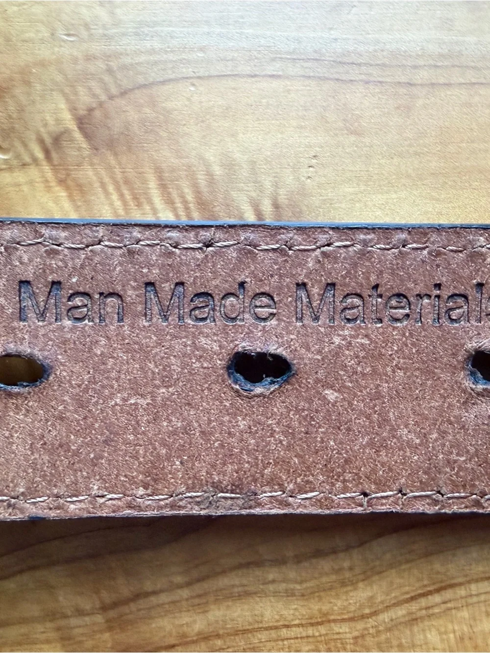 Nocona Tooled Dark Brown Leather Belt with Silver Buckle